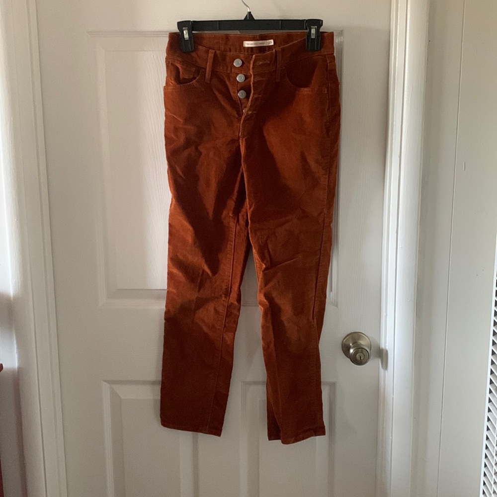 Corduroy high rise straight levi’s 724